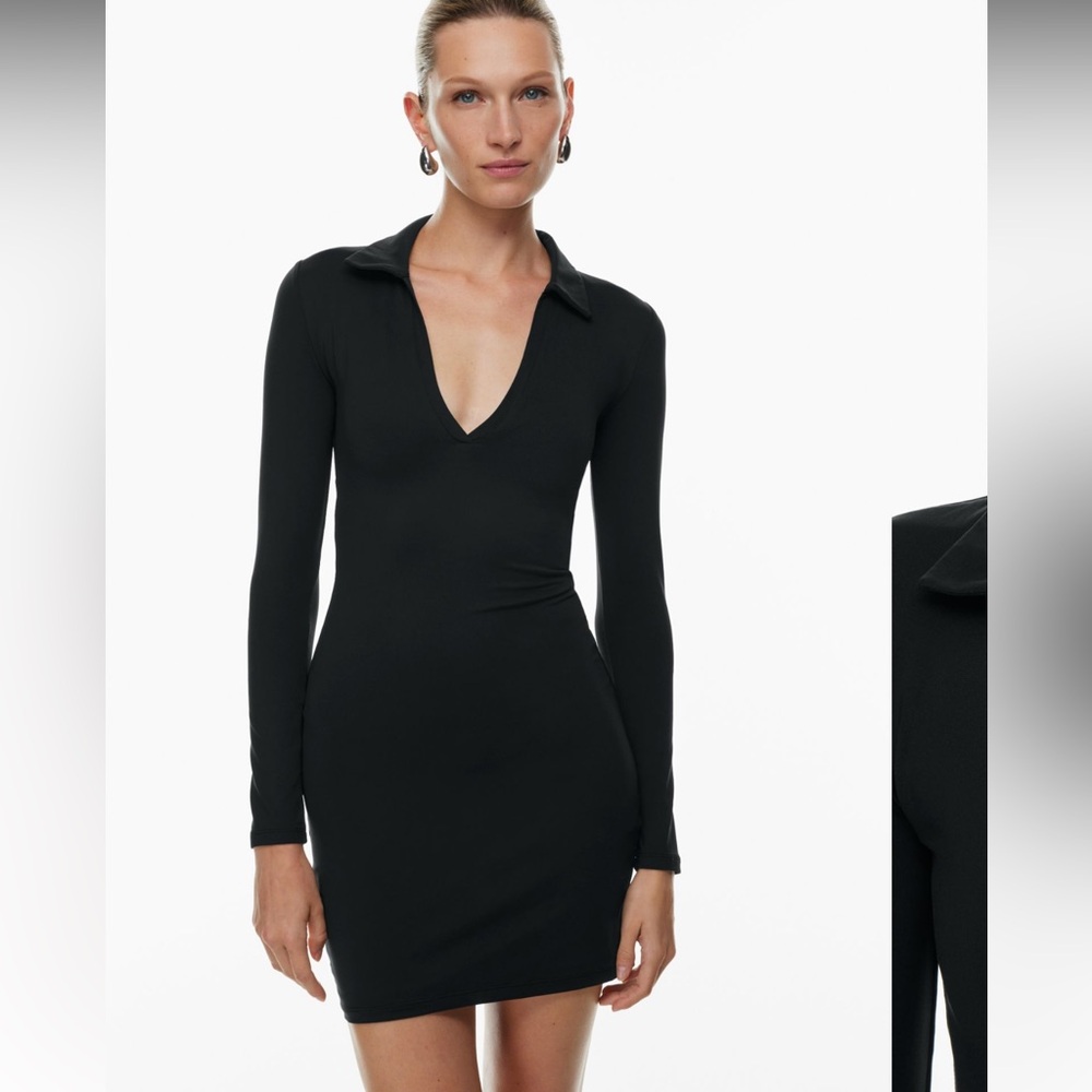 Contour Polo Longsleeve Dress